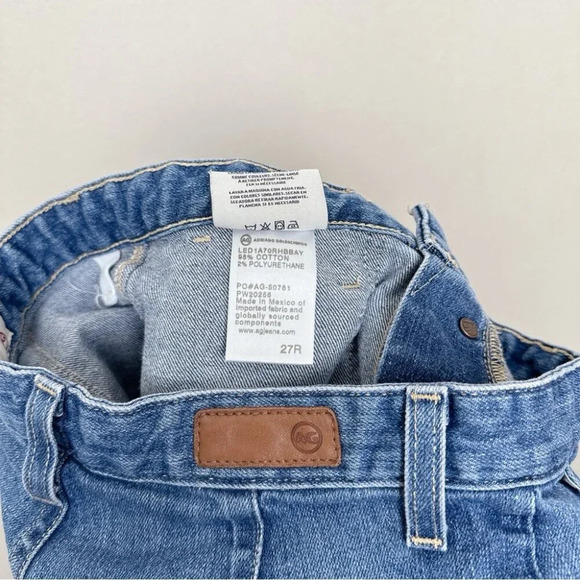 AG Womens 27R Etta Fatigue Button Fly Crop Flare Jeans - Picture 12 of 16